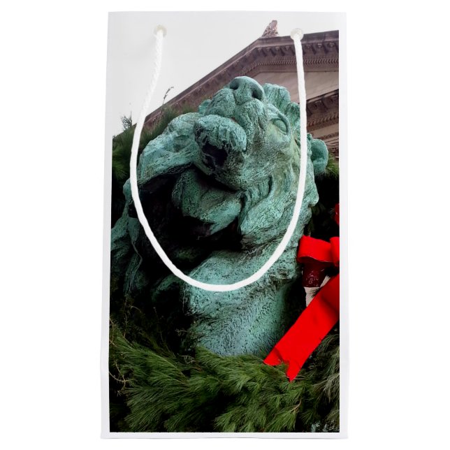 South Lion at the Art Institute of Chicago Small Gift Bag (Front)