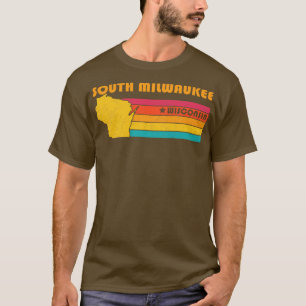 South Milwaukee Wisconsin Vintage Distressed Souve T-Shirt
