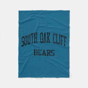 South oak cliff high school hs dallas tx vintage fleece blanket