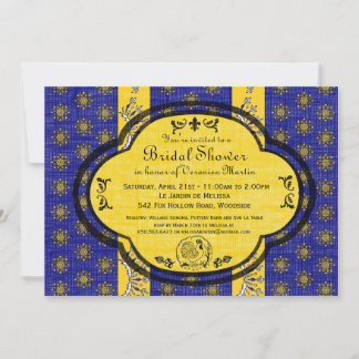 South of France Provencal Bridal Shower Invite