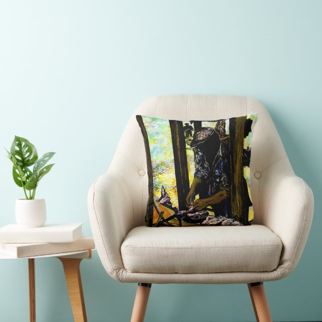 South of Heaven, West of Hell Cushion (Chair)