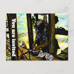 South of Heaven, West of Hell Invitation Postcard