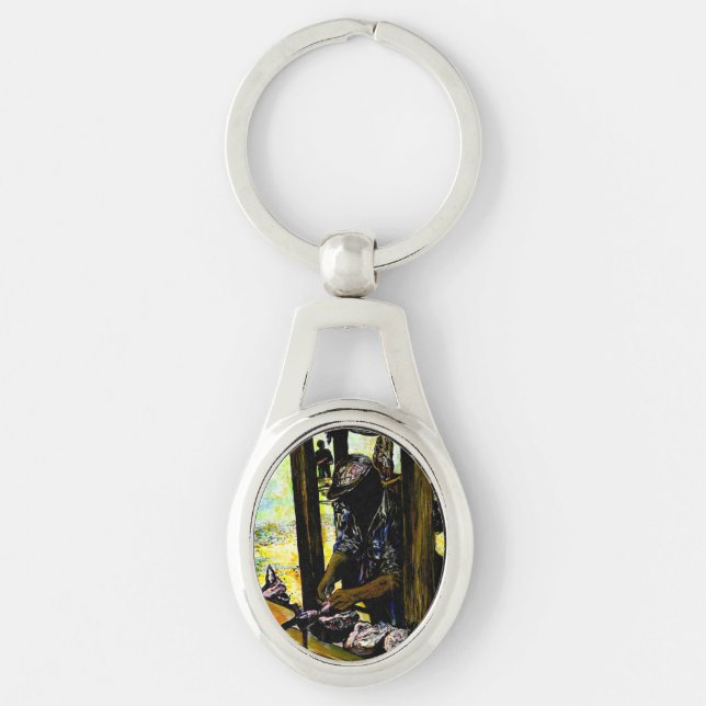 South of Heaven, West of Hell Key Ring (Front)