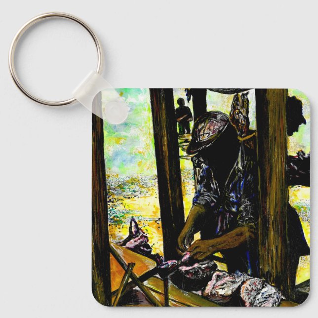 South of Heaven, West of Hell Key Ring (Front)