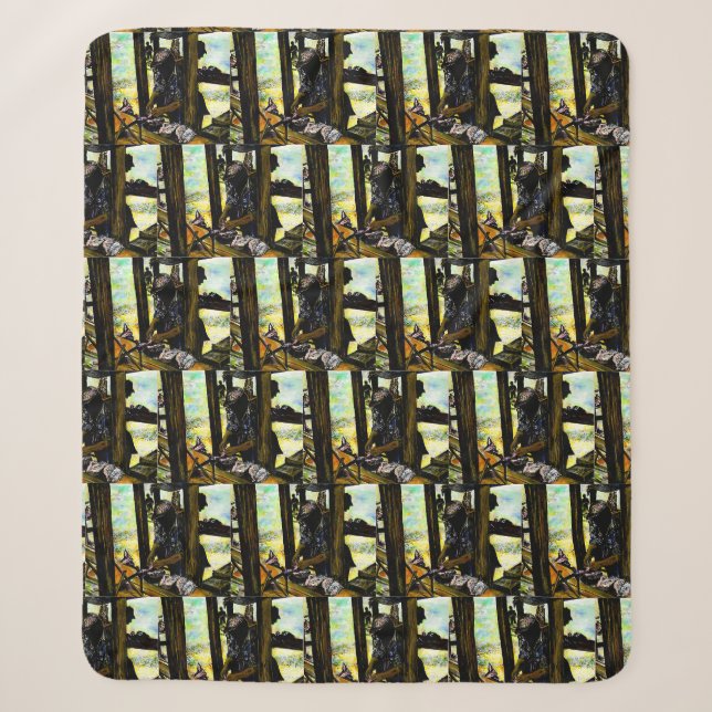 South of Heaven, West of Hell Sherpa Blanket (Front)