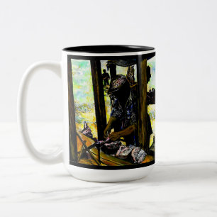 South of Heaven, West of Hell Two-Tone Coffee Mug