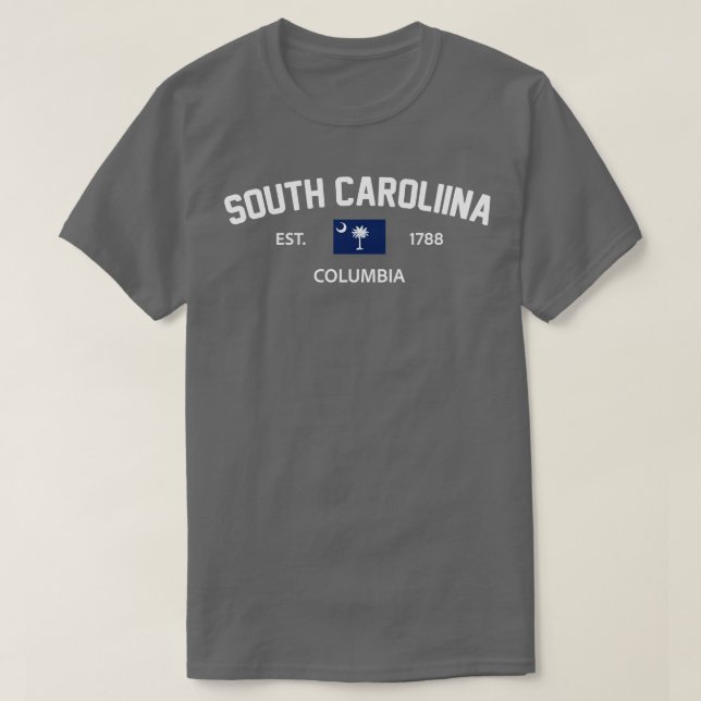 South olina Collegiate Preppy T-Shirt (Design Front)