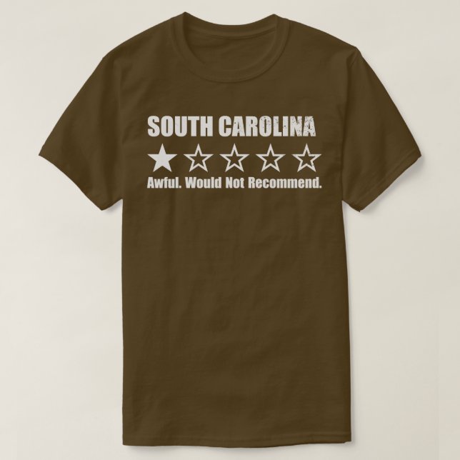 South olina One Review  1 T-Shirt (Design Front)