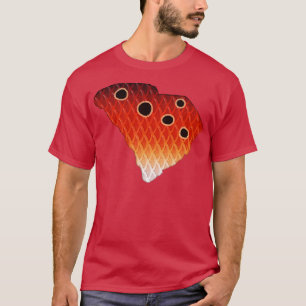 South olina Redfish Colours Red Drum Inspired Colo T-Shirt