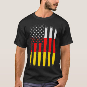 South Ossetia and America Flag Ossetian American T-Shirt