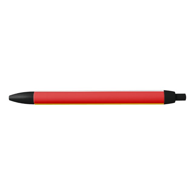 South Ossetia Flag Black Ink Pen (Front)
