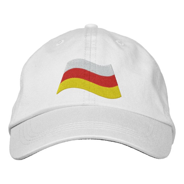 South Ossetia Flag Embroidered Hat (Front)