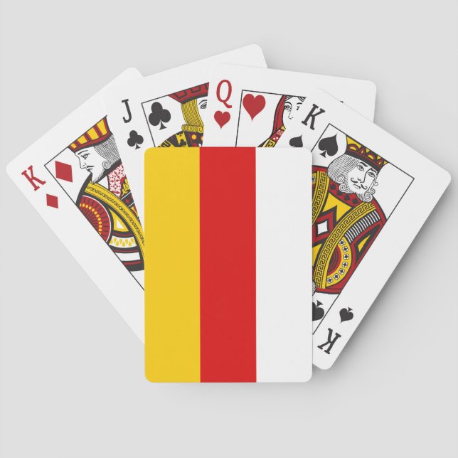 South Ossetia Flag Playing Cards (Back)