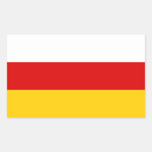 South Ossetia Flag Rectangular Sticker