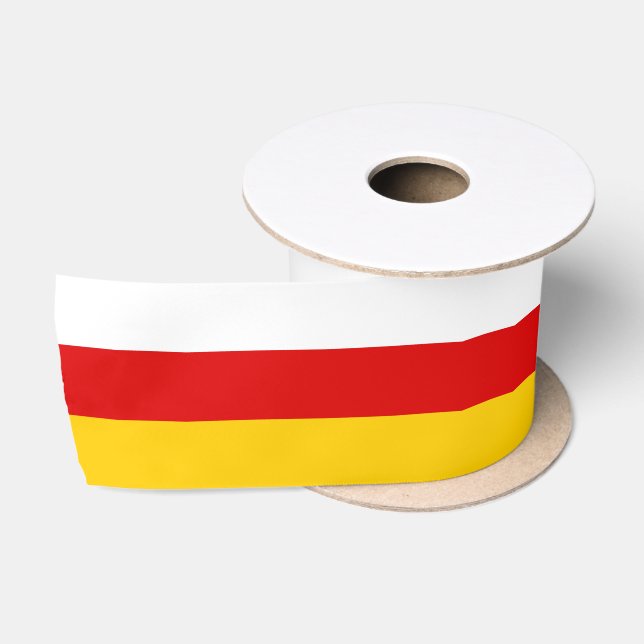 South Ossetia Flag Satin Ribbon (Spool)