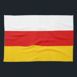 South Ossetia Flag Tea Towel<br><div class="desc">Patriotic flag of South Ossetia.</div>