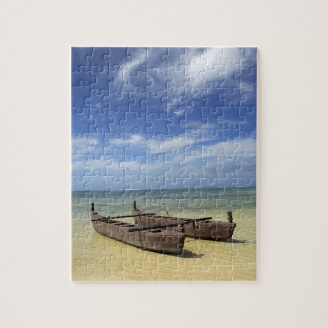 South Pacific, French Polynesia, Moorea. Jigsaw Puzzle (Vertical)