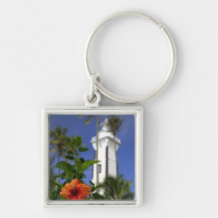 South Pacific, French Polynesia,Tahiti. Hibiscus Key Ring