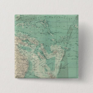 South Pacific Ocean 15 Cm Square Badge
