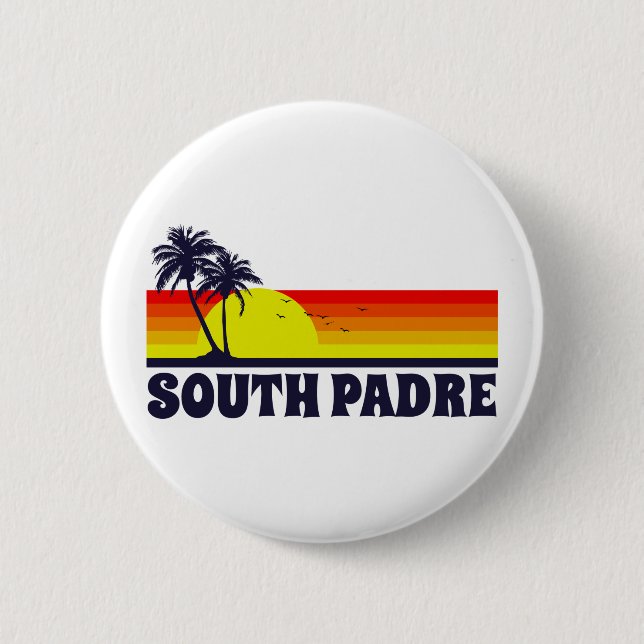 South Padre Island Texas 6 Cm Round Badge (Front)