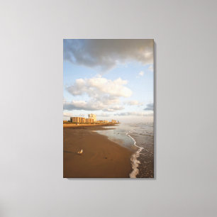 South Padre Island, Texas, USA resort hotels, Canvas Print