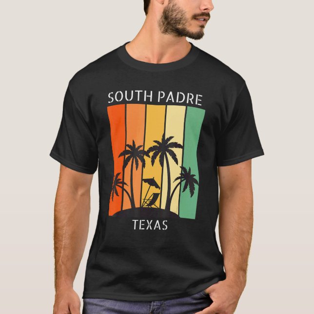 South Padre Island TX Texas Island Souvenir 2 T-Shirt (Front)