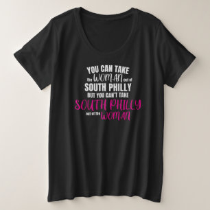 South Philly Woman Pride Design Plus Size T-Shirt
