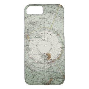 South Polar Region Map Case-Mate iPhone Case