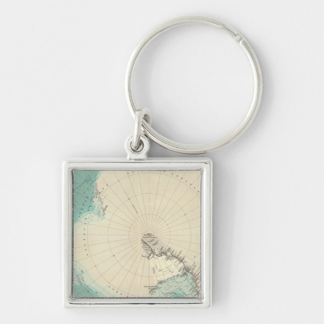 South Polar regions Key Ring (Front)