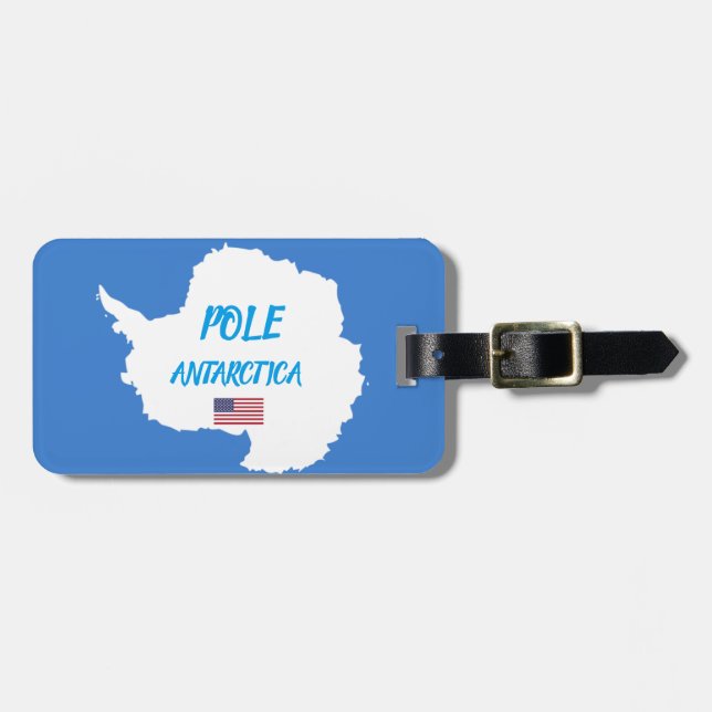 South Pole (Pole Luggage Tag (Front Horizontal)