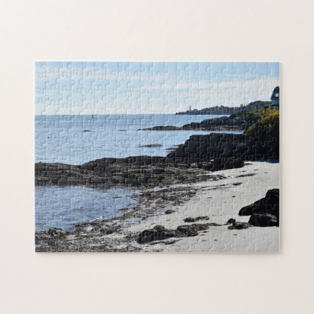 South Portland Maine Coastline ME Beach Landscape Jigsaw Puzzle (Horizontal)