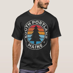 South Portland Maine ME Vintage Graphic Retro 70s T-Shirt