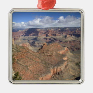 South Rim view of the Grand Canyon, Arizona, Metal Tree Decoration