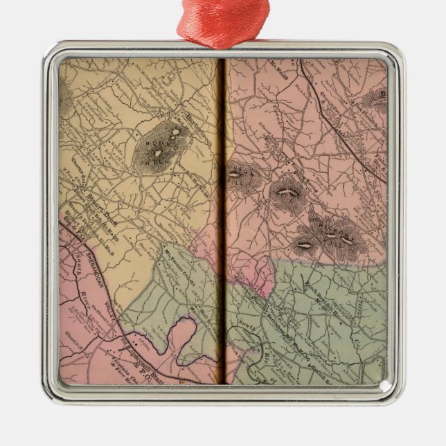 South River, Augusta County Metal Tree Decoration (Front)