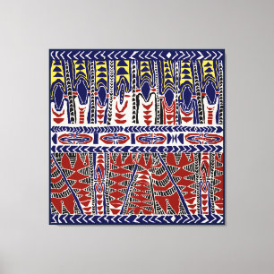 South Seas Samoa Batik Canvas Print
