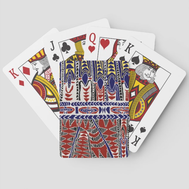 South Seas Samoa Batik Playing Cards (Back)