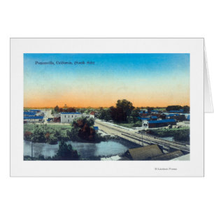 South Side Aerial View of TownPorterville, CA