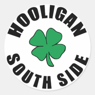 South Side Chicago Hooligan Classic Round Sticker
