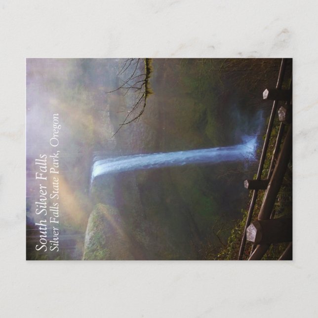 South Silver Falls, OR Postcard (Front)