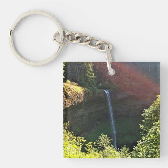 South Silver Falls, Oregon Key Ring (Front)