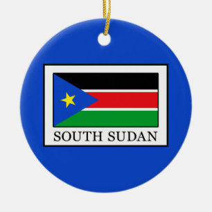 South Sudan Ceramic Tree Decoration
