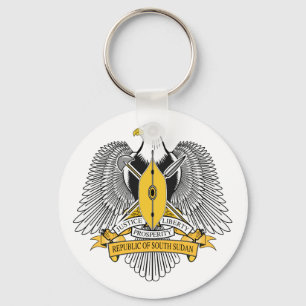 South Sudan Coat of Arms Key Ring