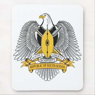 South Sudan Coat of Arms Mouse Pad