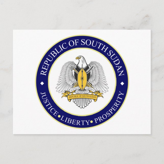 south sudan emblem postcard (Front)