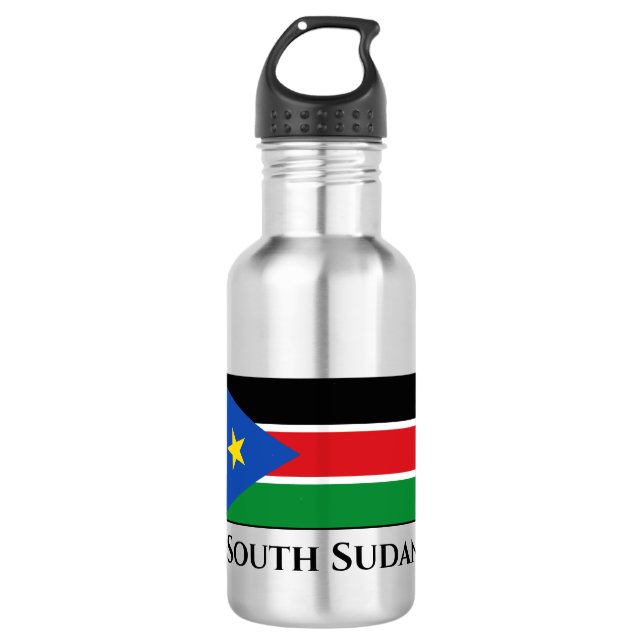 South Sudan Flag 532 Ml Water Bottle (Front)