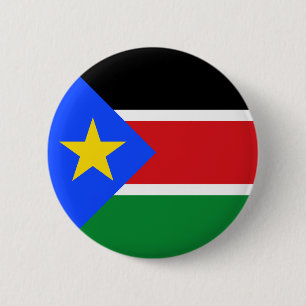 South Sudan Flag 6 Cm Round Badge
