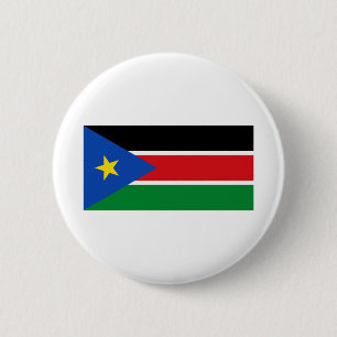 South Sudan Flag 6 Cm Round Badge