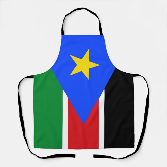 South Sudan Flag Apron (Front)