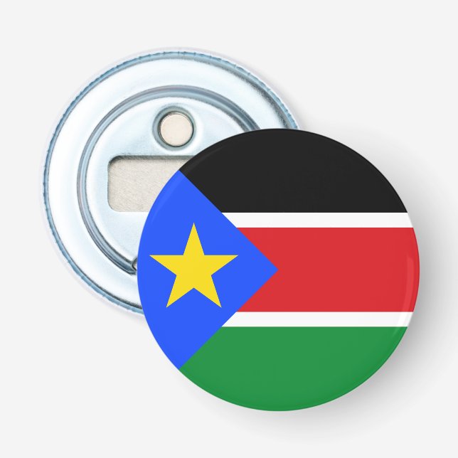 South Sudan Flag Bottle Opener (Front)