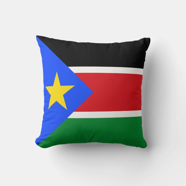 South Sudan Flag Cushion (Front)